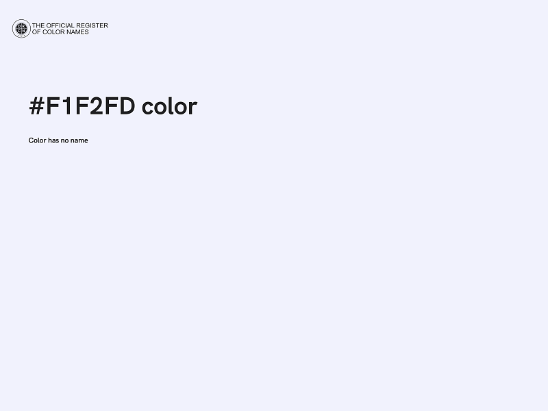 #F1F2FD color image