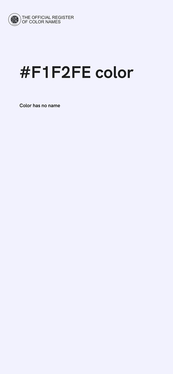#F1F2FE color image