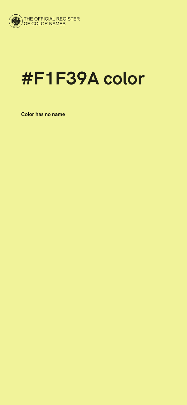 #F1F39A color image