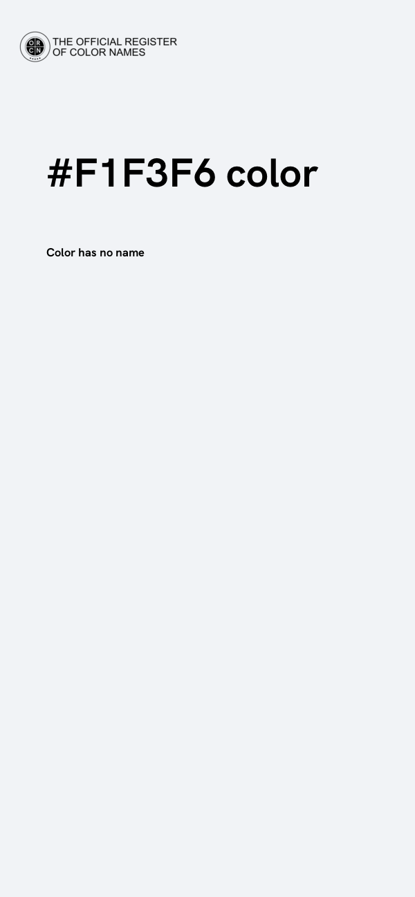 #F1F3F6 color image