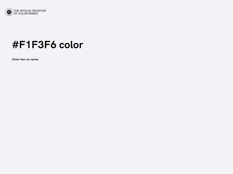 #F1F3F6 color image