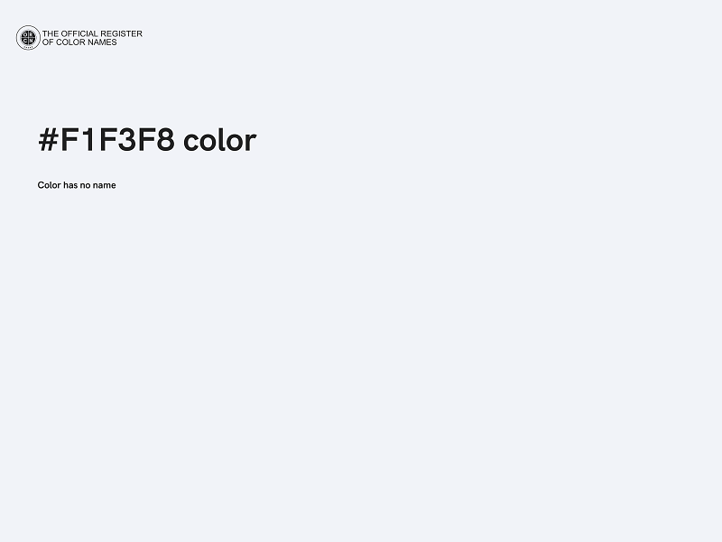 #F1F3F8 color image