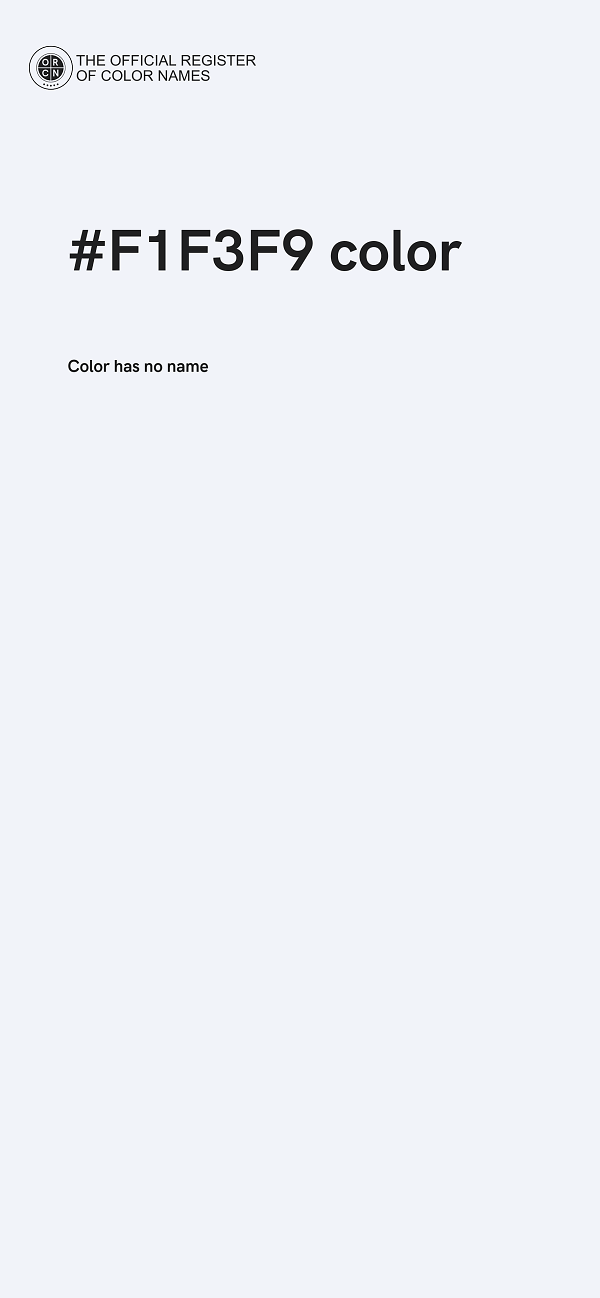 #F1F3F9 color image