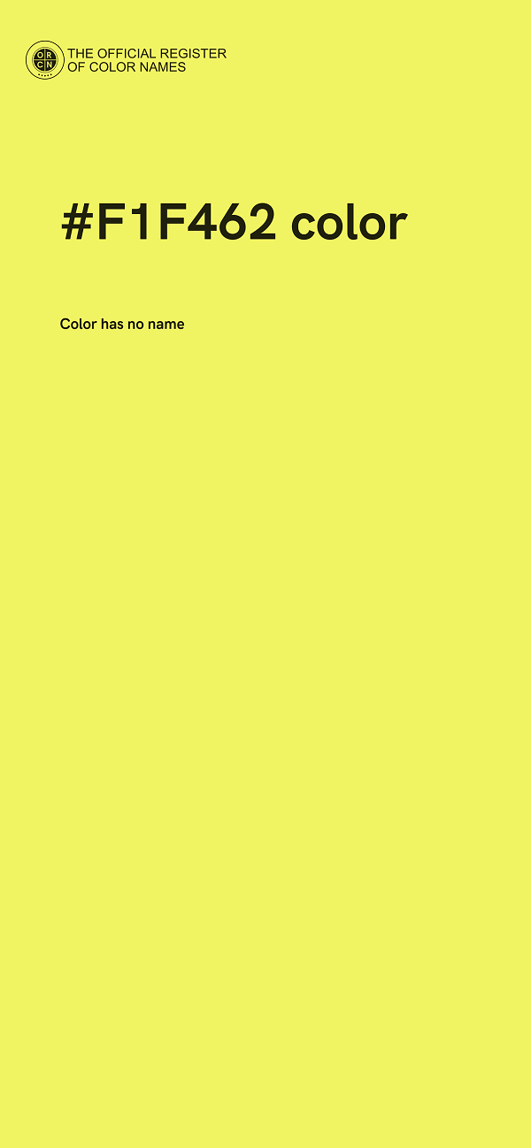#F1F462 color image