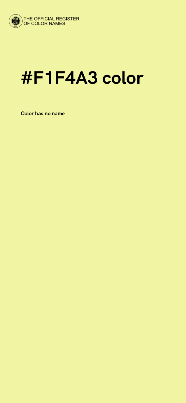 #F1F4A3 color image
