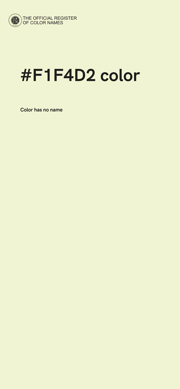 #F1F4D2 color image