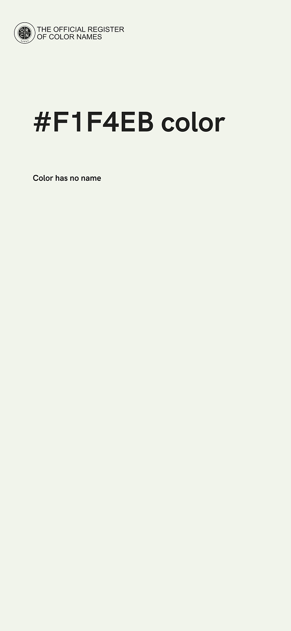 #F1F4EB color image