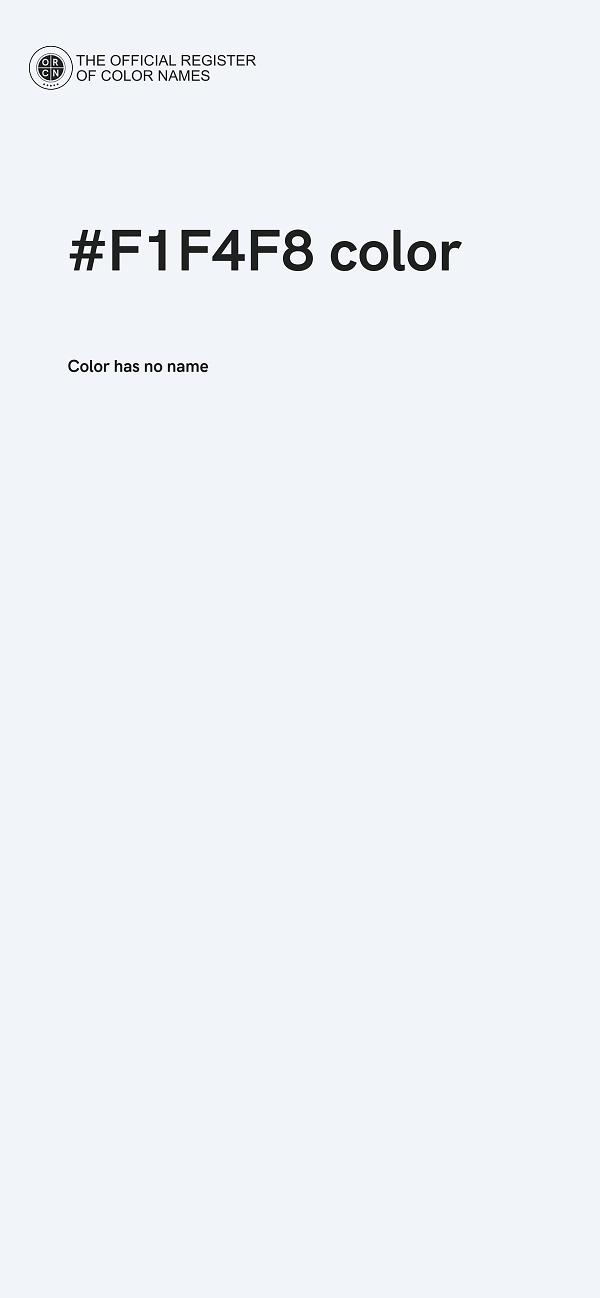 #F1F4F8 color image