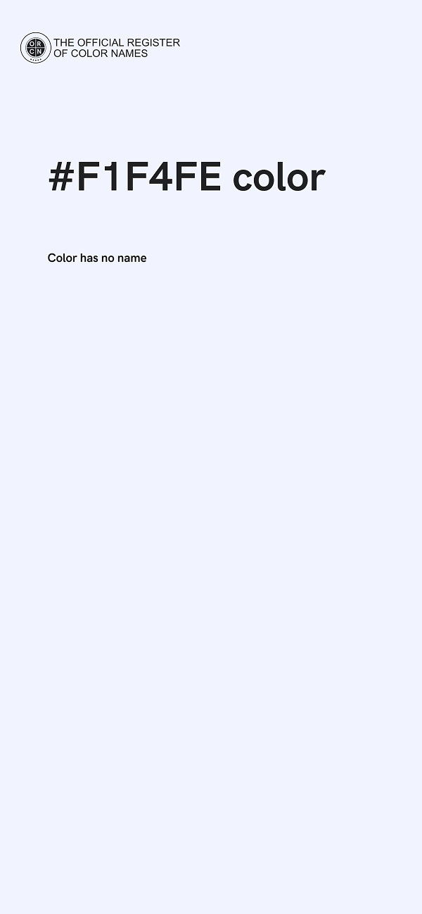#F1F4FE color image