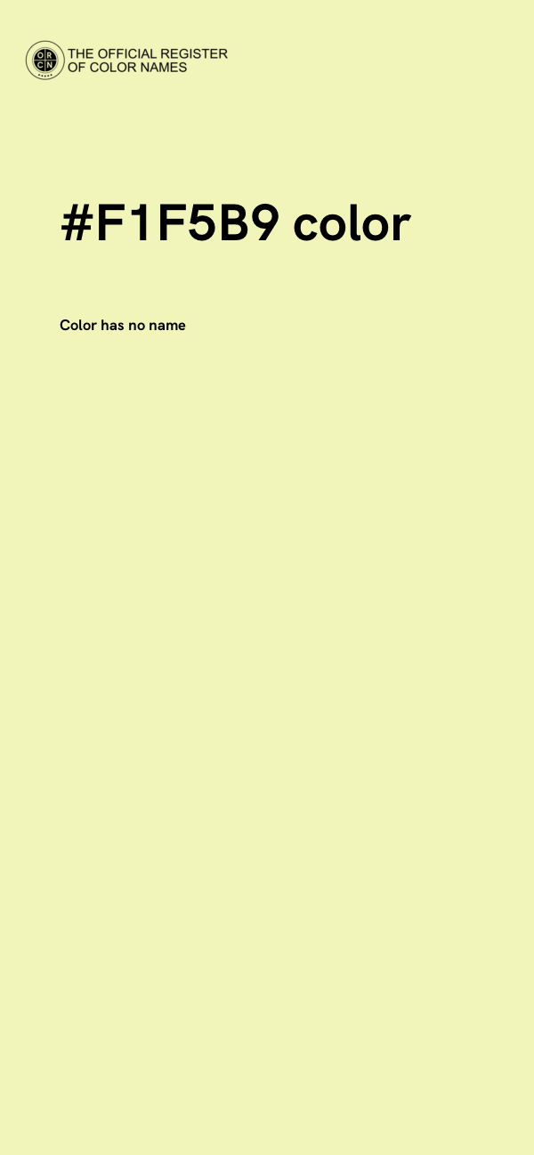 #F1F5B9 color image