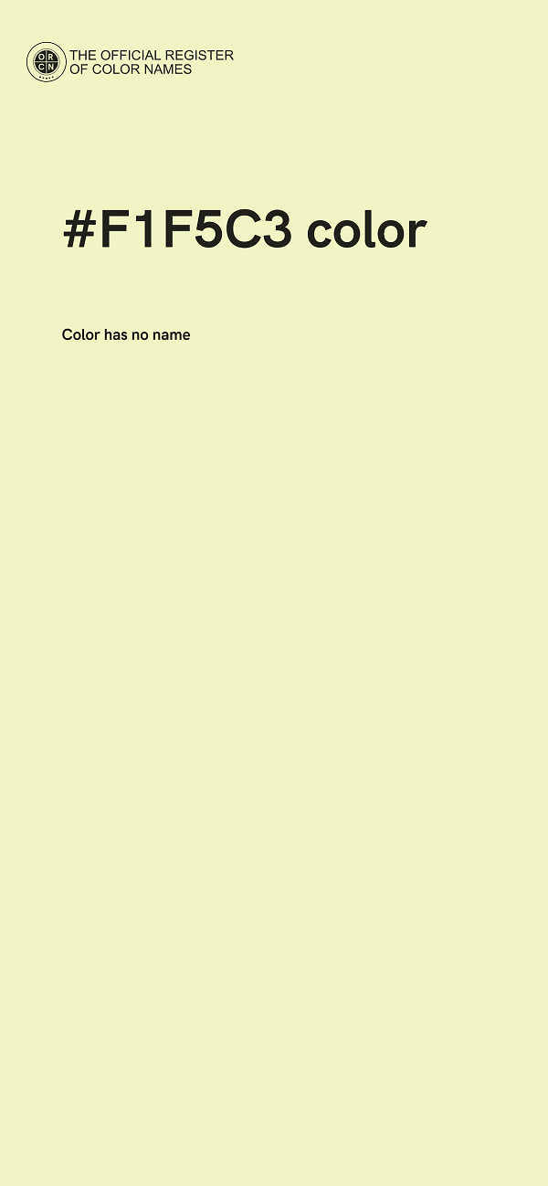 #F1F5C3 color image