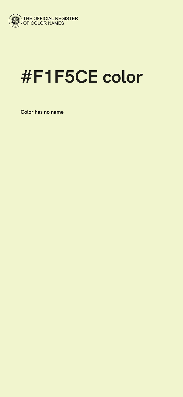 #F1F5CE color image