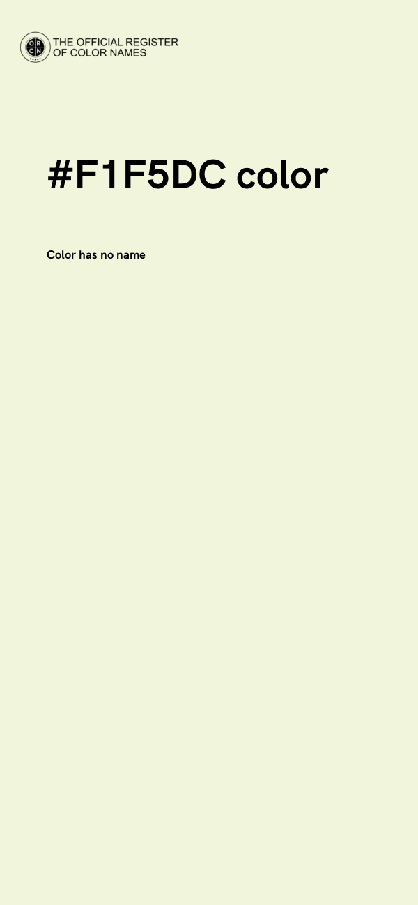 #F1F5DC color image