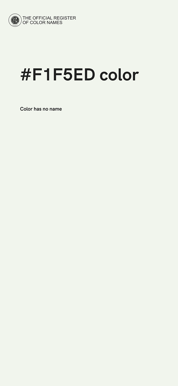 #F1F5ED color image