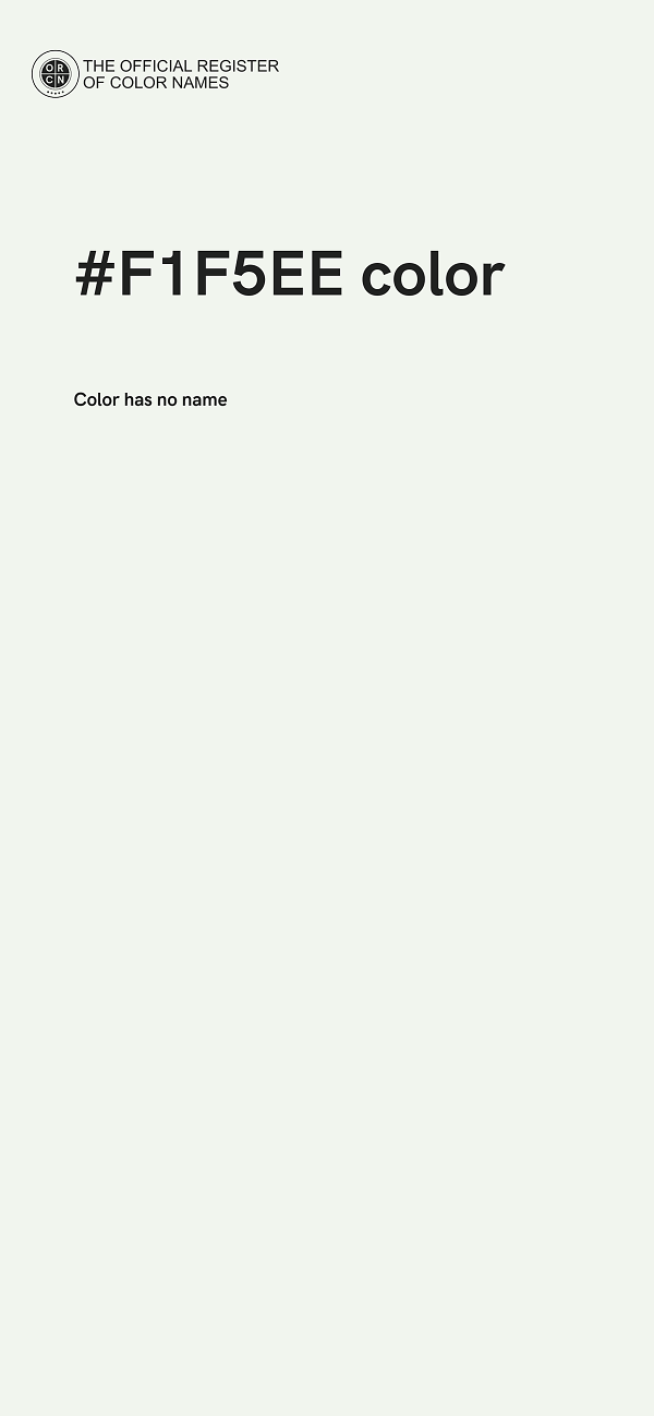 #F1F5EE color image