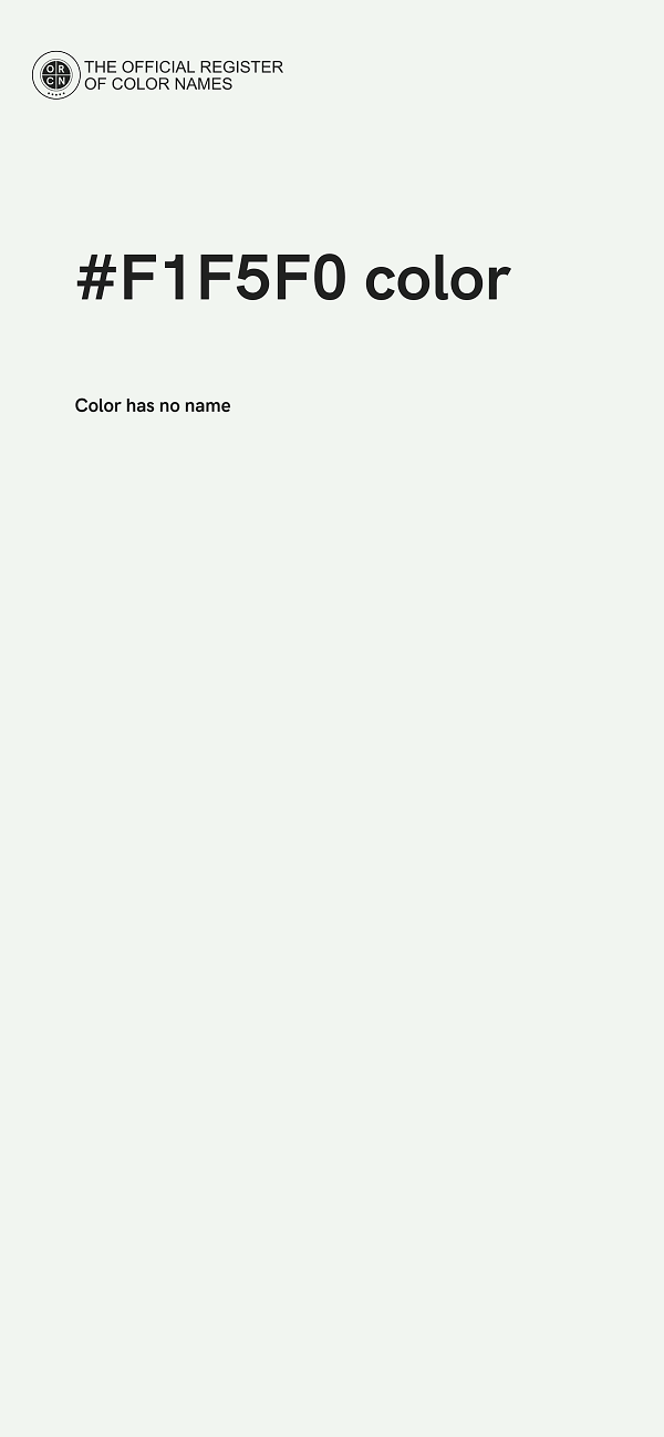 #F1F5F0 color image