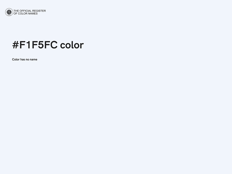 #F1F5FC color image