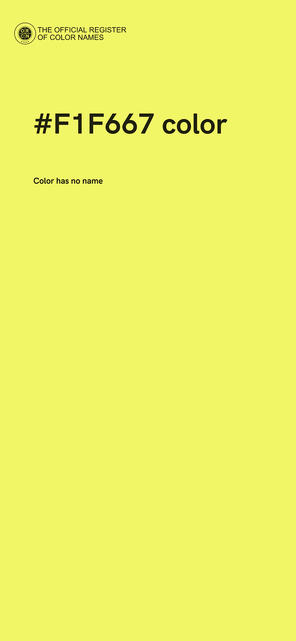 #F1F667 color image