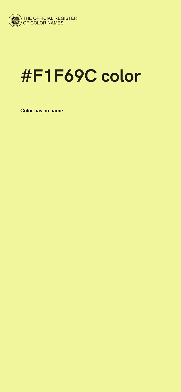 #F1F69C color image