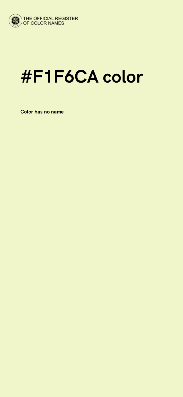 #F1F6CA color image