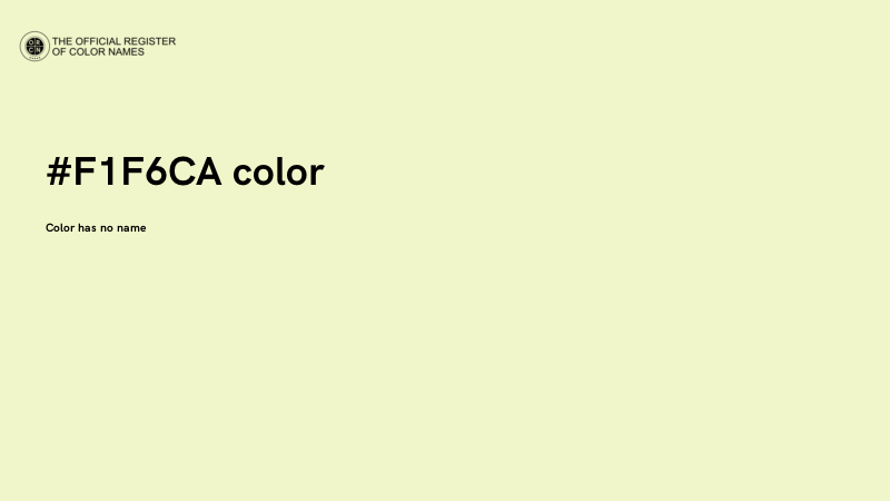 #F1F6CA color image