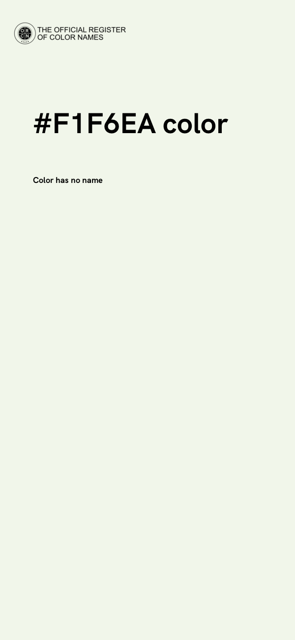 #F1F6EA color image