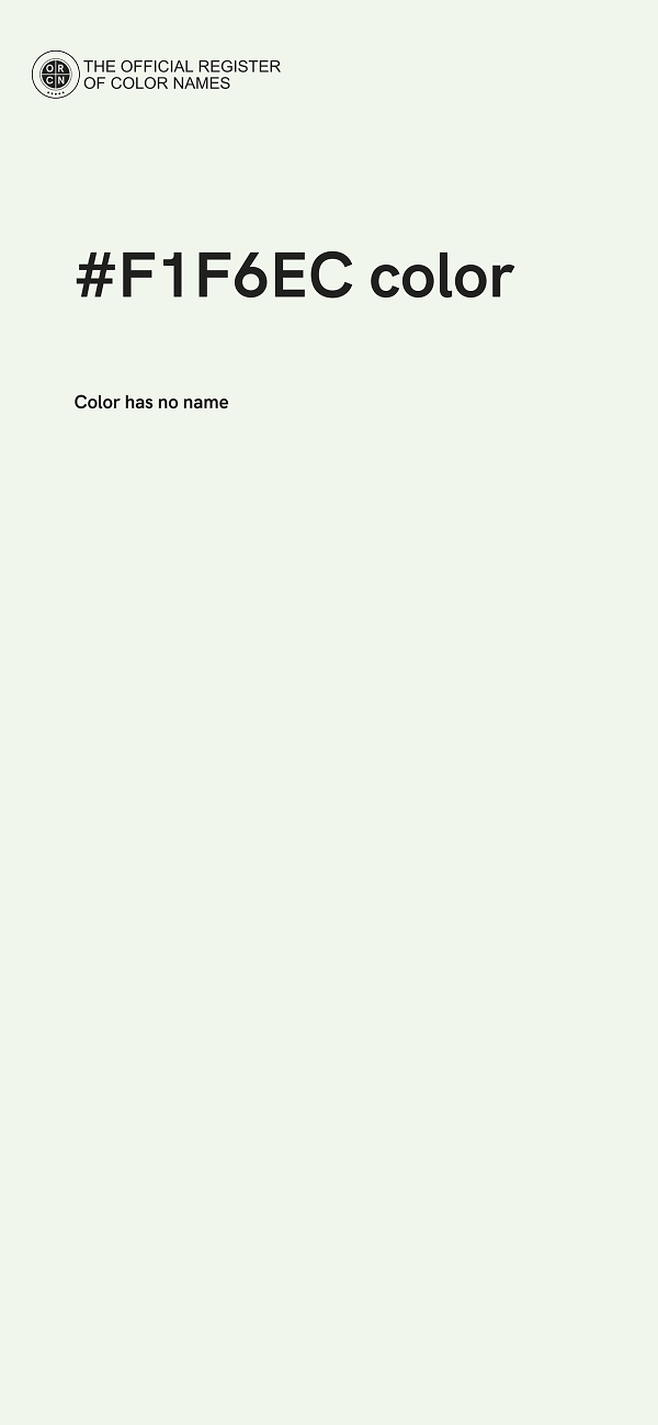 #F1F6EC color image