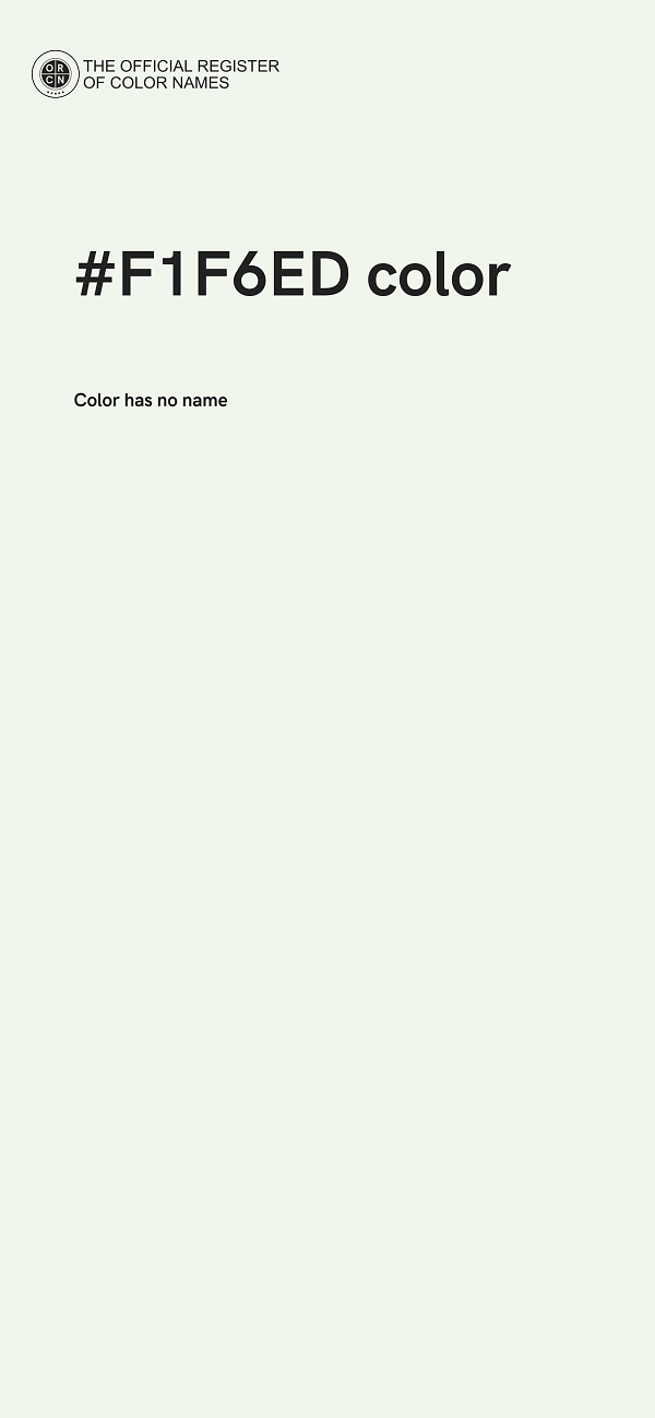 #F1F6ED color image