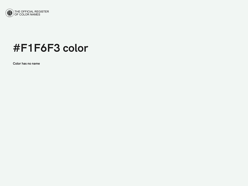 #F1F6F3 color image