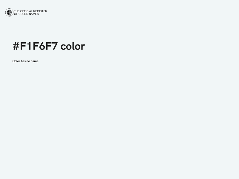 #F1F6F7 color image