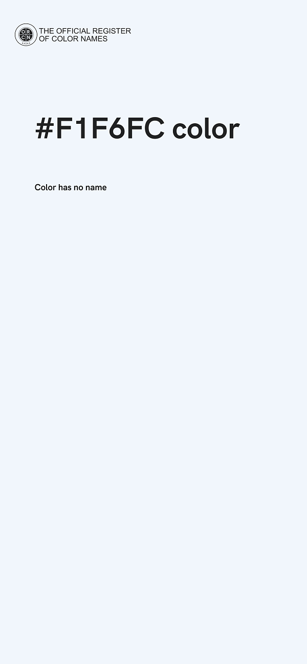 #F1F6FC color image