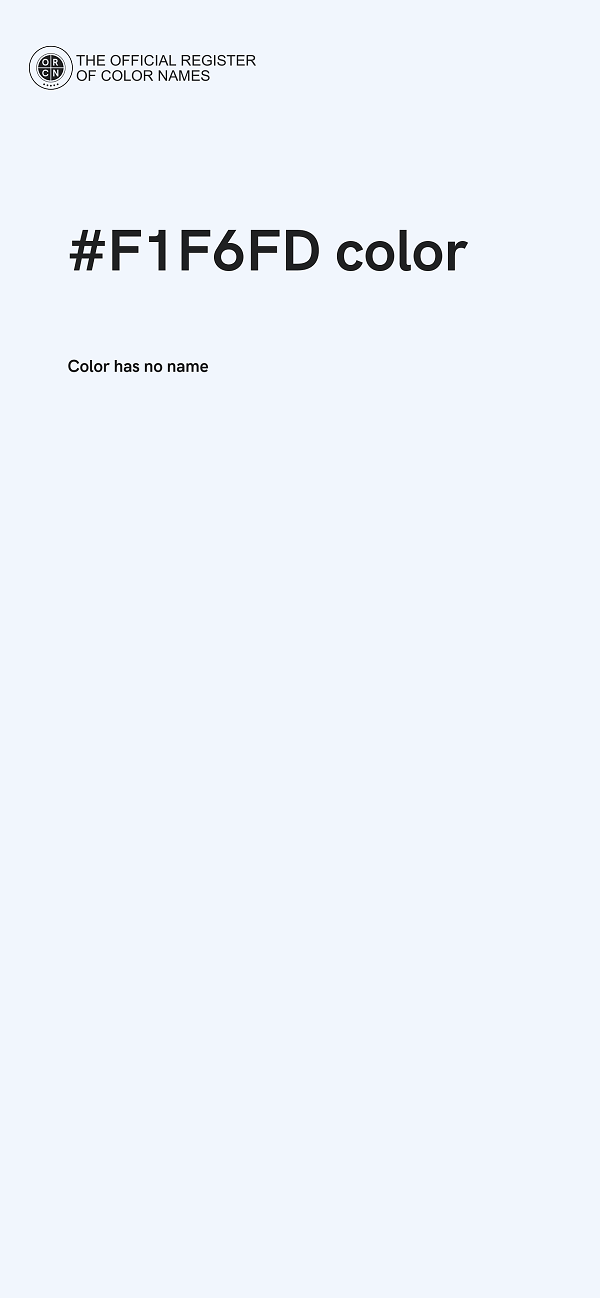 #F1F6FD color image