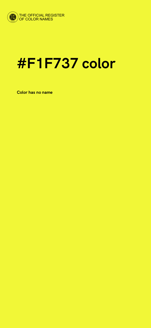 #F1F737 color image