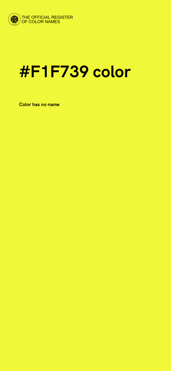 #F1F739 color image