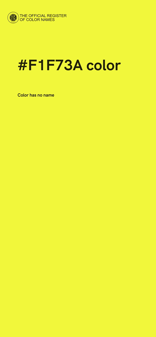 #F1F73A color image
