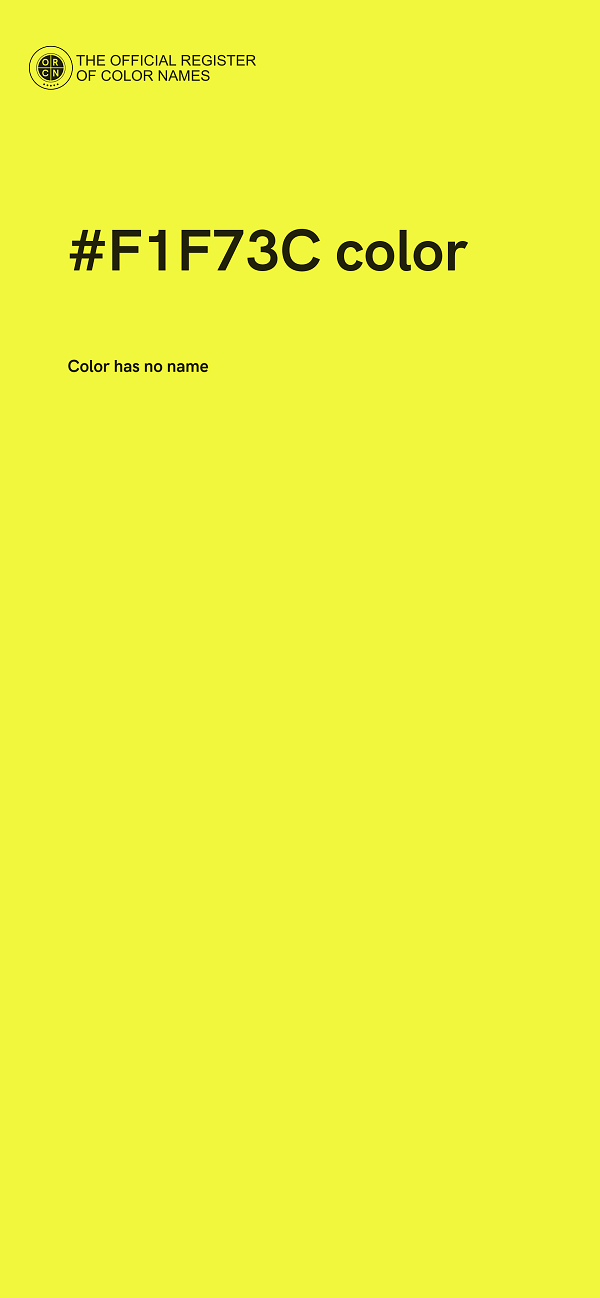 #F1F73C color image