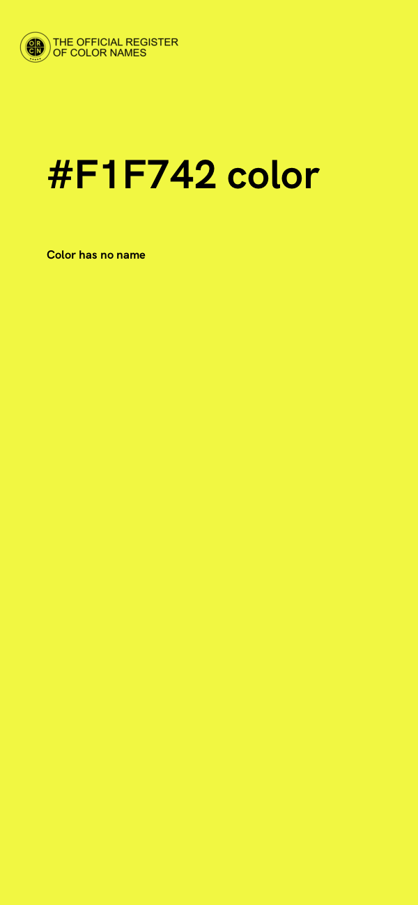 #F1F742 color image