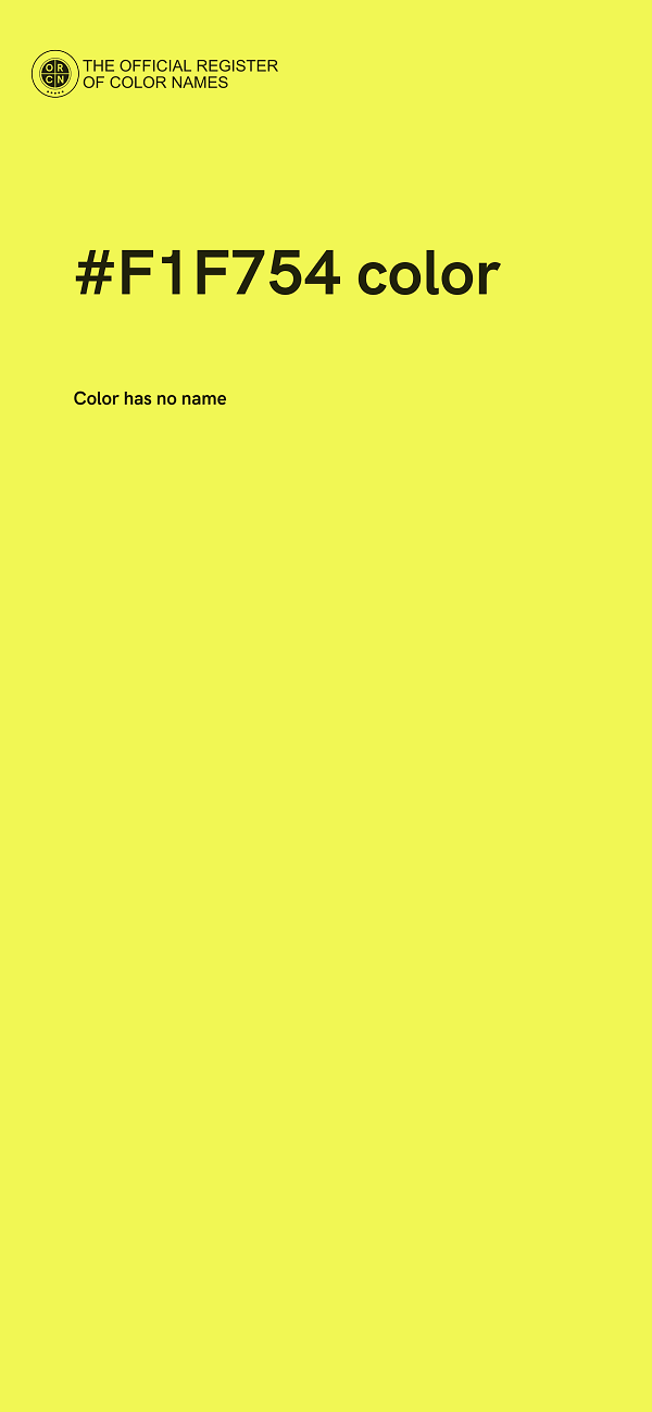 #F1F754 color image