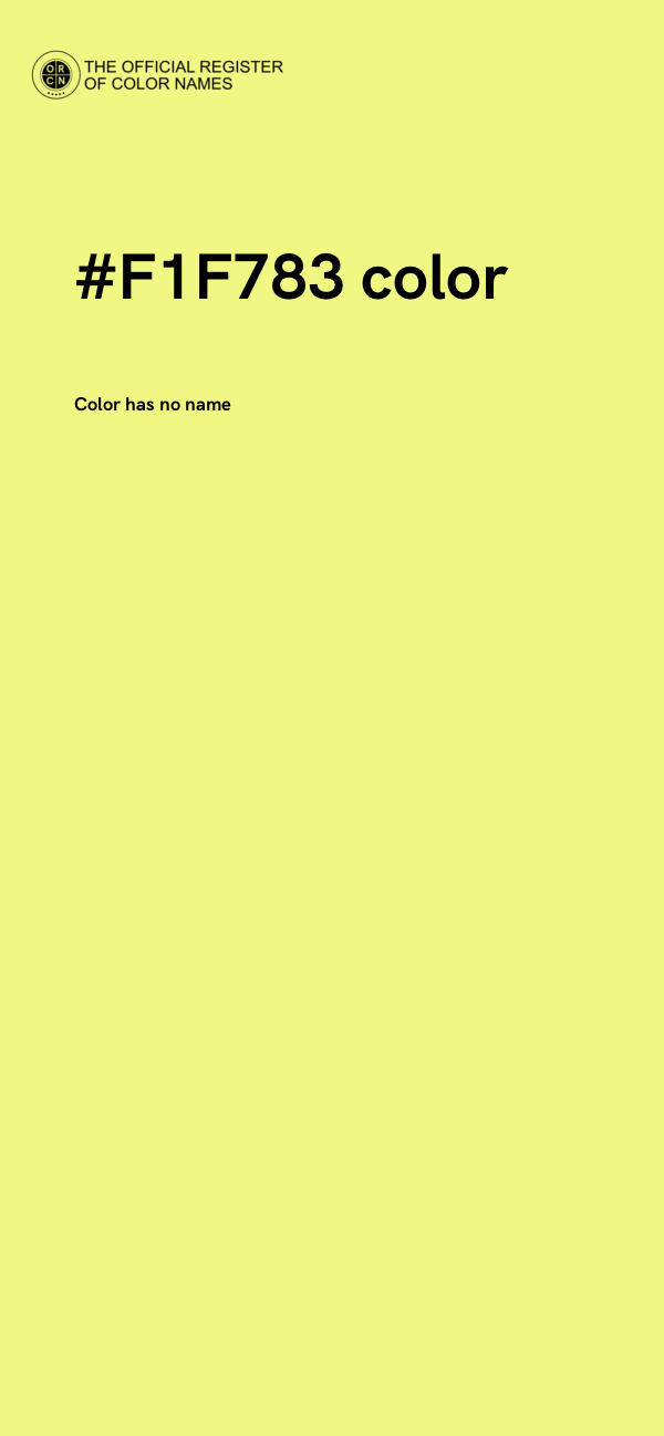 #F1F783 color image