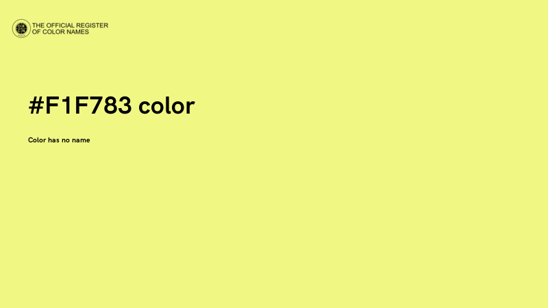 #F1F783 color image
