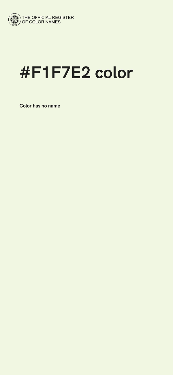#F1F7E2 color image