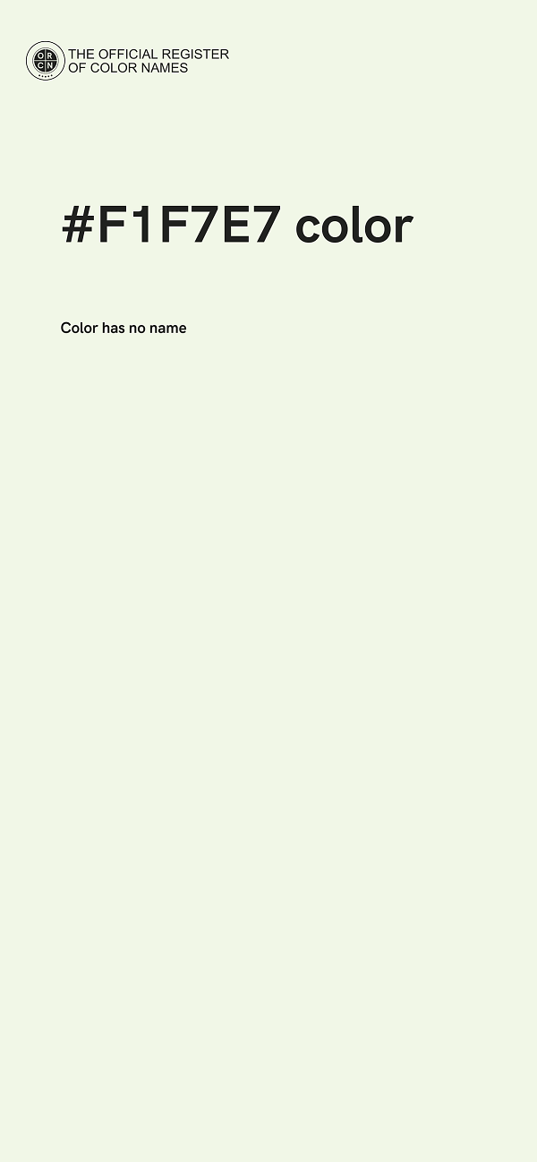 #F1F7E7 color image