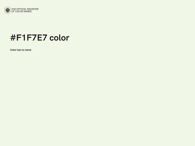 #F1F7E7 color image