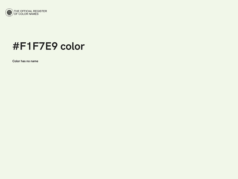 #F1F7E9 color image