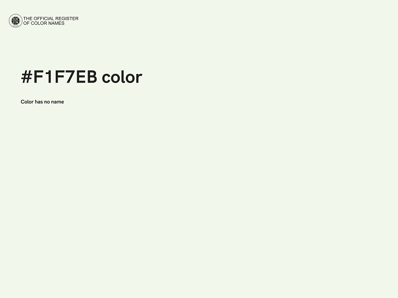 #F1F7EB color image