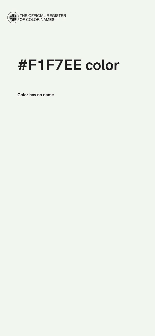 #F1F7EE color image