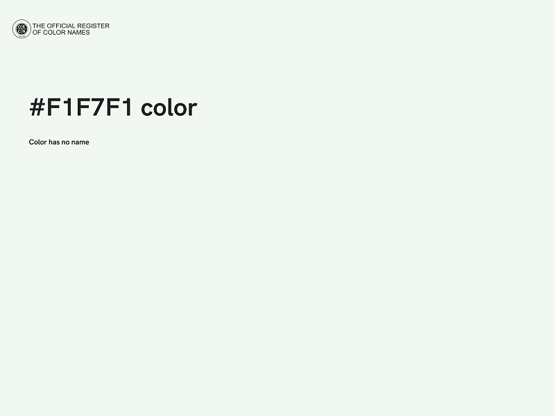 #F1F7F1 color image