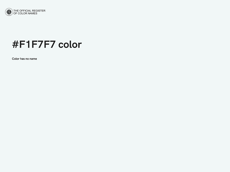 #F1F7F7 color image