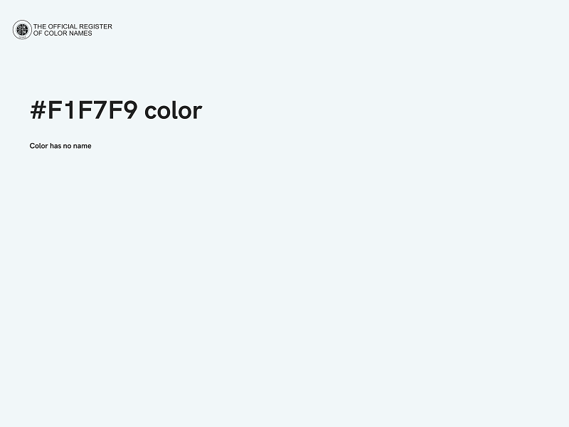 #F1F7F9 color image