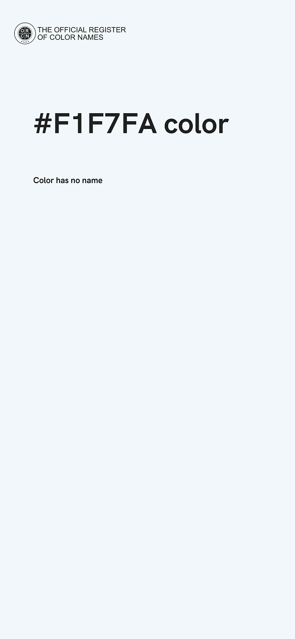 #F1F7FA color image